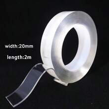 Nano Tape For Balloon Decoration - Colorful Double-Sided Elastic Tape, Suitable For Balloon Decorations And DIY, Double-Sided Super Elastic Bubble Tape, Suitable For Party Gifts And Back To School - Multicolor - View 2