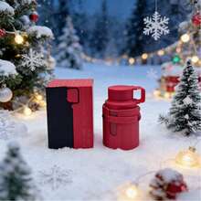 Eye-Catching Red Water Bottle Perfume 2-Pack (100ml Each) - Woody Scent With Tropical Fruits | Christmas & Valentine's Surprise Duo Gift, Ideal For Night Outs & Daily Routines - 2 bottles (ideal choice for holiday gifts) - 查看 2