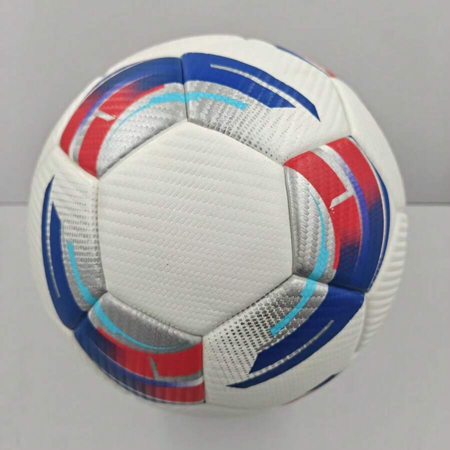 Professional 5-Star Match Quality Durable PU World Cup Soccer Ball, Seamless Design, Suitable For Adult Competition - Blue and White - View 1