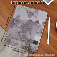 360° Rotatable IPad Protective Case, Y-Shaped Folding Stand, High-Definition UV Printing, Compatible With IPad 11 2025, IPad Air 11/13 2025 M3, IPad Air (M2) 11/13 Inch, IPad Air 4/5/6 10.9inch, IPad Pro 11 Inch, IPad Pro 12.9 Inch, IPad 10.2 Inch, IPad 9th/10th Generation And Various Models, Protective Cover Design, Support Multi-Angle Adjustment, Six-Way Stand Placement, Built-In Pen Slot, Transparent Back Cover, Anti-Drop Protection, Auto Wake/Sleep Function - Multicolor - View 2