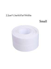1 Roll Self-Adhesive Waterproof & Antibacterial Sealing Tape For Kitchen And Bathroom, Suitable For Sinks, Bathtubs, Toilets, Wall Corner Decoration, Stickers, Wall Decals, Vinyl Decals, Used For Home Decoration, Spring Decoration Supplies, Refresh Your Home, LAMA Decorative Stickers, Can Be Used As Birthday And Graduation Gifts, Kitchen & Bathroom Self-Adhesive Sealing Tape, Bathroom Waterproof Moisture-Proof Tape, Kitchen Sink Caulk Strip, Kitchen & Bathroom Sink Gap Sealing Strip, Toilet Seat Sealing Strip, Wall Corner Sealing Strip, White Sealing Tape For Bathroom And Kitchen, White Self-Adhesive Sealing Strip For Bathroom Sealing, Bathtub Edge Sealing Tape, Toilet Adhesive Tape, Kitchen Countertop Tape (1 Inch * 5 Feet) - trắng - Xem 10