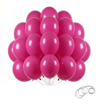 63pcs/123pcs (1 Set) Rose Red Party Decorative Balloons, Wreath Arch Balloon Set, DIY Balloon Tree, Balloon Arch, Birthday, Wedding, Valentine's Day, Party Decorations, Holiday, Wedding Balloon Bouquet, Balloon Set