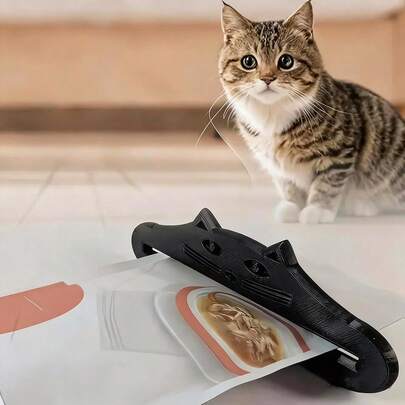 1/2Pcs Portable Cat Feeder Squeezer | Heavy-Duty Plastic,Manual Press For Wet, Paste Extruder For Kittens, Outdoor/ Use Ergonomic Grip, No Electricity Needed, Compatible With Wet & Dry Food, Treats, Sauces