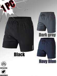 [Ra mắt trước Xuân/Hè] 1 Áo khoác thể thao ngoài trời cho nam, chạy bộ, đi bộ, tập thể dục, màu trơn, sọc phản quang, túi có khóa kéo, sọc đen trắng, dây rút - màu đen - Xem 2