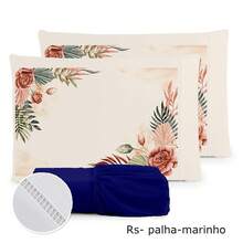 Luxury 3-Piece Sheet Set, 400 Thread Count, Double Bed, 400 Thread Count Micropercal - Foliage - Floral - RS 稻草 - 紅色 - 查看 3
