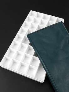 opeth 24/36色水彩/丙烯颜料调色盒，软盖保湿颜料混合托盘，1个 - 彩色 - 查看 12