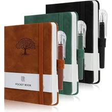 4 Pieces Cuadernos De Espiral, Libreta De Notas De Tapa Dura De PlStico A5, Cuaderno en Espiral con Rayas Con 320 Hojas, Adecuado Para Oficina, Material Escolar, Cuadernos De Horarios Personales - negro+verde+gris - Ver 1
