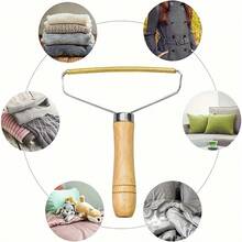 1 pieza Raspador de cabello, Removedor de pelusas de ropa. Removedor de cabello manual portátil, utilizado para eliminar pelusa de ropa, sofás, alfombras, tapetes y pelo de mascotas. - Multicolor - Ver 6