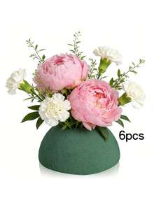 20pcs/10pcs/8pcs/1pc/2pcs/4pcs/6pcs 5.51" X 3.14" X 1.77" - Dry & Wet Floral Foam Bricks, Green Polystyrene Foam Blocks, Suitable For Flower Arranging, Plant Decor, And Craft Making