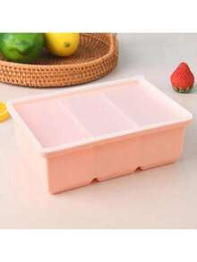 1pc Silicone Ice Cube Tray With Lid - Large Capacity Soft Ice Mold Suitable For Refrigerator, 1 Cup Size For Soups, Stews, Sauces - Dishwasher , Great For Christmas, Halloween, Easter, Thanksgiving - Multicolor - View 12