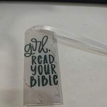 Bộ 1/3/5 chiếc thẻ đánh dấu Kinh Thánh bằng acrylic, thiết kế chủ đề tôn giáo, nhãn dán văn phòng phẩm, thẻ đánh dấu sáng tạo, món quà hoàn hảo cho người yêu sách. - Nhiều màu - Xem 6