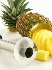 Stainless Steel Pineapple Slicer - Easily Slice And Peel Pineapple, Sharp Blades For Precise Fruit Cutting, Durable Kitchen Tool For Pineapple Handling, Suitable For Making Pineapple Pie, Canned Pineapple And More, Pineapple Corer, Durable Kitchen Tool, Efficient Pineapple Processing, A Great Gift Choice For Pineapple Lovers, Fruit Corer, Fruit Tool, Suitable For Home, Homestay, Hotel And More (Random Color) - Multicolor - View 8