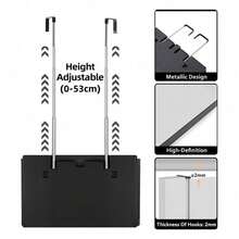 3 Way Mirror For Self Hair Cutting 360° Barber Trifold Mirror Makeup Mirror - Black - View 8