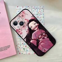 Funda de Teléfono N-nezuko Kamado Suave TPU Amigable con la Piel para iPhone 17/16/15/14/13/12/11 Series: PRO, MAX, PLUS, Mini - z1 - Ver 2