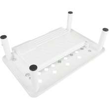 Printer StandsDpofirs Elevador de Ordenador Ajustable de Metal con Cajón Soporte Ventilado para Impresora y Portátil 3 Niveles de para Organización en el Hogar y la Oficina WHITE - Blanco - Ver 7