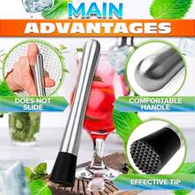 1个水果冰块捣碎器，多功能耐腐蚀不锈钢碎冰器，适用于餐厅、厨房、日常生活、节日派对、圣诞节、圣诞礼物、圣诞快乐、派对、生日装饰、户外、露营 - 彩色 - 查看 3