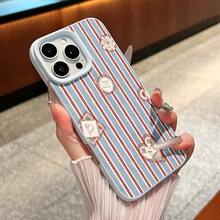 Esta elegante funda para teléfono, con estampado vintage de rayas y estilo de libros, es compatible con los modelos  16, 15, 14 Pro Max, 13, 12, 11, XR y XS Plus. Fabricada en silicona TPU, ofrece protección contra golpes y caídas, además de una sensación superior. Es un regalo ideal para familiares, amigos y seres queridos, y una opción perfecta para Navidad.fundas para  13,funda  13,funda  16,fundas ,funda  15,funda para ,fundas para  16,fundas  11,fundas  15,funda  17,protector para ,funda  14,fundas  12,fundas  14,funda  17 pro max,fundas  13,fundas>,bob esponja, - Azul - Ver 5