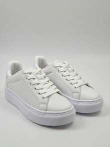 Comfortable, High-Quality Sneakers For Your Foot Health. Women's Sneakers, Top-Quality Sneakers, Sneakers For Everyday Wear. - trắng - Xem 1