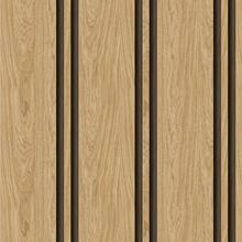 Adhesive Wallpaper With Ribbed Wood Pattern, Light Oak Style, Thick Strips - Multicolored 23 - View 7