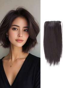 Synthetic Wigs Invisible Seamless Hair Pads Clip In Hair Extension Fluffy Pad Hight Hairpiece For Women Top Side Cover Hairpiece Suitable For Women's Daily Wear And Gatherings