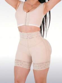 Butt Lifting Shapewear For Women - Faja Colombianas  Tummy Control Shapewear Girdle Faja  Shaping Undergarment Butt Lifter Control Panty Underwear Shorts - 杏色 - 查看 5