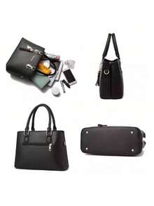 Women's Crossbody Bag Kit Comes With Small Multipurpose Bag Promotion - 乾枯玫瑰色 - 查看 3