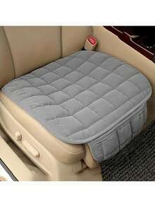 【高级汽车座椅垫】舒适记忆棉汽车座椅垫 - 高级柔软透气座椅垫，带防滑橡胶底座和前置储物袋 - 适用于所有车型，高级汽车座椅垫，高级舒适通用汽车座椅垫 | 防滑橡胶底座，记忆棉，轻便耐用，四季皆宜，多种颜色可选 - 彩色 - 查看 10