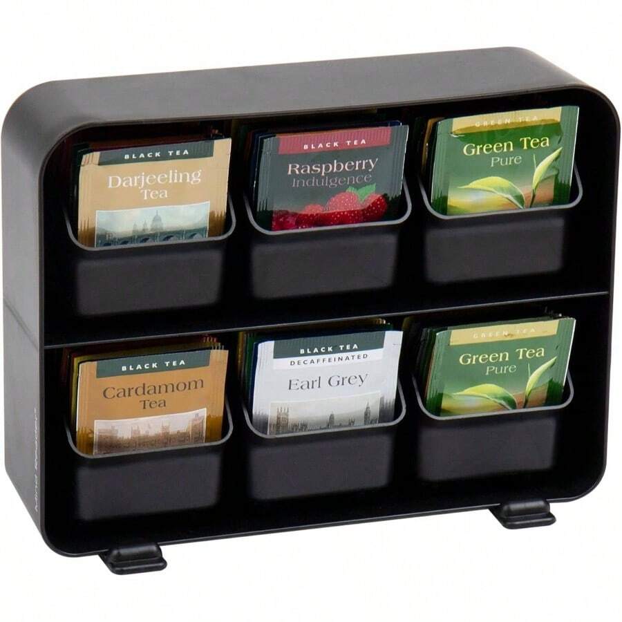 6 cajones para bolsa de t, Negro - Negro - Ver 1