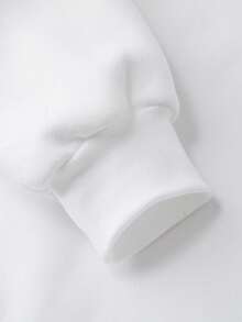 1 szt./Grafika snowboardowa i piwo z nadrukiem skierowanym w stronę ośnieżonych gór, swobodna bawełniana bluza z kapturem o obniżonych ramionach, wygodna, oversize'owa, z podszewką z polaru, luźna i wygodna mieszanka bawełny, odpowiednia na jesienne i zimowe wyjścia, unisexowa bluza w jednolitym kolorze. Dla kobiet i mężczyzn - 1 szt. Biały - Zobacz 5