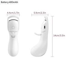 新款可充电加热睫毛夹，专业快速加热电动睫毛夹，迷你便携，24小时持久自然卷翘，USB充电美容工具，情人节礼物 - 彩色 - 查看 11