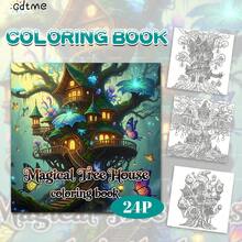GDTME A Coloring Book Suitable For Thanksgiving, New Year, Birthdays, Back-To-School Season, Ramadan, And More. Can Be Gifted To Family, Friends, Loved Ones, And Teenagers. Features A Pearl-Paper Cover With Thick Inner Pages, Measuring 7.9 X 7.9 Inches.