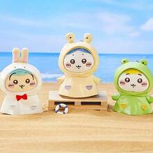 Miniso 千川系列夏季雨具配件（8件套） - 毛绒防水青蛙雨衣设计包/便携式装饰配件（1件） - 彩色 - 查看 3