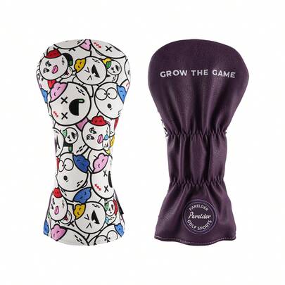Funda para cabeza de palo de golf, adecuada para madera 1, protege estrictamente la cabeza del palo contra rasguños, tela de PU impermeable, diseños diversos para mostrar personalización, fácil de usar y transportar, protegiendo cada palo de golf
