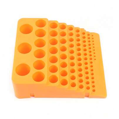 1PCS 84 Holes Milling Cutter Storage Box PP Organizer Case Rectangular Milling Cutter Storage Box For Milling Cutter Dispenser
