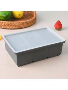 1pc Silicone Ice Cube Tray With Lid - Large Capacity Soft Ice Mold Suitable For Refrigerator, 1 Cup Size For Soups, Stews, Sauces - Dishwasher , Great For Christmas, Halloween, Easter, Thanksgiving - Multicolor - View 16