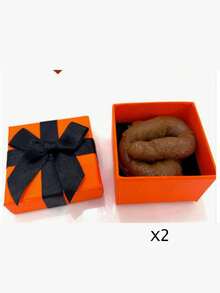 Prank Gift Box - Includes 1 Elegant Gift Box And 1 Realistic Fake Poop, Funny April Fool's Day Gift - Multicolor - View 6