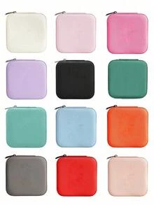 1 Pc, Custom Name Jewelry Box, Personalized PU Leather Jewelry Box, 6 Colors And 8Styles To Choose From, Travel Portable Jewelry Zipper Box, Custom Jewelry Storage Box, Wedding Party Gift, Christmas Gift, Bride And Bridesmaid Travel Jewelry Storage Box,Fashionable Personalized Leather Jewelry Organizer, Perfect Gift For Female Mother