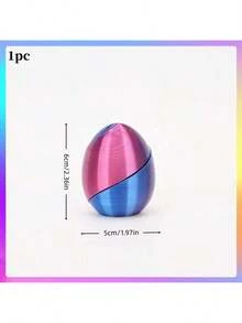 1 3D Printed Spiral Easter Egg Toy, Creative Stress-Relieving Toy, Fingertip Toy Interactive Mini-Game Shuttle Toy Easter Egg, Office And Entertainment Small Toy To Carry Around, Suitable For Teenagers As A Gift, Decoration For Halloween, Christmas And Thanksgiving, Ideal Christmas Gift For The Back-To-School Season (Random Gradient Colors) - Multicolor - View 15