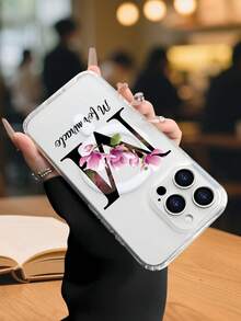Lujo Ligero Estilo y BellezaM para milagro Funda de Teléfono Transparente con Compatibilidad de Carga Inalámbrica Magnética Compatible con 17 17PROMAX 17PRO 16PROMAX 16PRO y Todos los Modelos Impresc - transparente - Ver 3