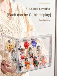 1 hộp đựng mô hình nhân vật hành động, hộp bí ẩn, hộp sắp xếp búp bê, hộp trưng bày búp bê bằng acrylic, hộp đựng trong suốt, hộp đựng và trưng bày đồ chơi đã lắp ráp, trang trí Giáng sinh, Ngày lễ tình nhân, Năm mới. - Nhiều màu - Xem 6