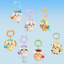 Miniso 1 pieza Accesorio de pistola de agua de la serie Usagi - Diseño de llavero/accesorio para bolso con forma de oreja de conejo de goma suave y linda - Multicolor - Ver 2