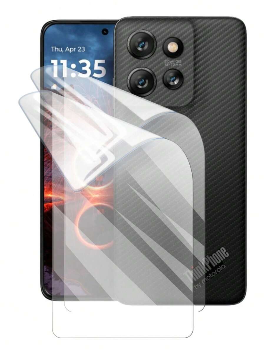 Moto Thinkphone 25 - 2 Micas Hidrogel Diferentes acabados - HD - Ver 1