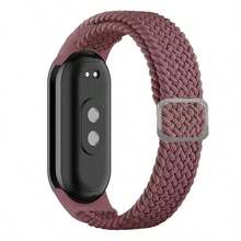 适用于小米手环10/8/9的弹性尼龙编织单圈可调节替换表带,小米手环10表带 - 彩色 - 查看 10