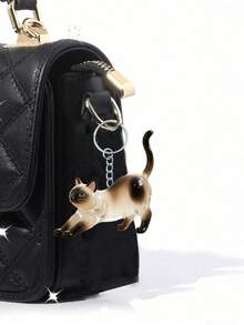 1个可爱透明猫毛收纳盒，吊坠，扭蛋风格猫毛收纳胶囊，扭蛋风格钥匙扣吊坠，宠物纪念收藏品，透明毛发收纳盒，猫毛收纳瓶钥匙扣，可爱动物毛发收纳吊坠，包包吊坠，狗毛收纳胶囊，汽车钥匙扣，手机吊坠，宠物爱好者的最佳礼物 - 彩色 - 查看 2