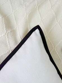 1 件黑白装饰抱枕套（不含枕芯），舒适的波西米亚农舍风格靠垫套，枕套，枕头保护套，适用于沙发、床、客厅、阳台、卧室、样板间、家居装饰