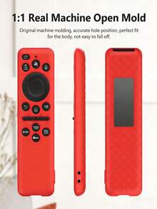1 pieza Funda protectora de silicona para control remoto, adecuada para BN59-01432A/BN59-01480L, minimalista y lujosa, material de silicona suave, diseño a prueba de polvo y golpes, placa posterior hueca, con correa de mano aislante, Día de San Valentín, Cachorro, Carnaval, Día de la Mujer, Artículos esenciales de viaje, Recuerdos de boda, Y2k, Dormitorio, Accesorios de coche para mujeres, Decoración de cocina - Multicolor - Ver 6