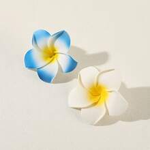 Women's Six Banana Flower Hair Clip Set (6 Pieces/4 Pieces) Cute Beach Vacation Floral Accessories - 豐富多彩的 - 查看 5