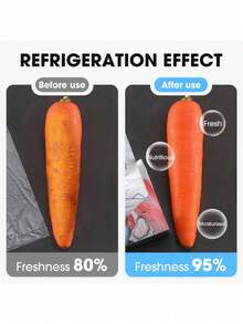 30个装可重复使用的铝箔冰箱保鲜袋 - 厨房必备密封袋、食物分隔袋和保鲜袋。这些铝箔袋非常适合在冰箱或冷冻室中整理和保存食物。铝箔袋可重复密封且防异味,适用于家用冰箱和冷冻室,带有标签,是储存坚果、谷物、零食、肉类等的理想选择。 - 彩色 - 查看 7