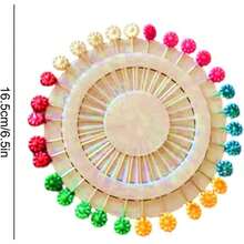 Alfileres de Coser Largos, Alfileres de Coser con Cabezas de Colores Alfileres Rectos Coloridos Alfileres de Costura de Cabeza Plana Alfileres de Tela Decorativos con Cabezas de Colores, - Flor de ciruelo - Ver 5