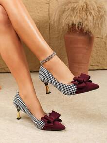 时尚百搭尖头低帮高跟鞋，时尚职业女鞋，优雅女士时尚低帮女鞋 - 彩色 - 查看 10